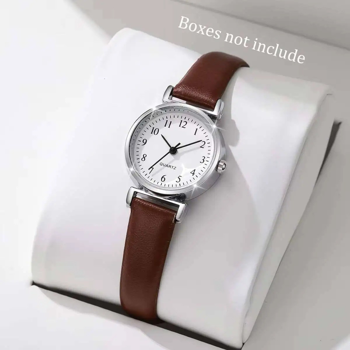 1pc Of Fashion Small Dial Women Watches Casual Leather Band Quartz Watch