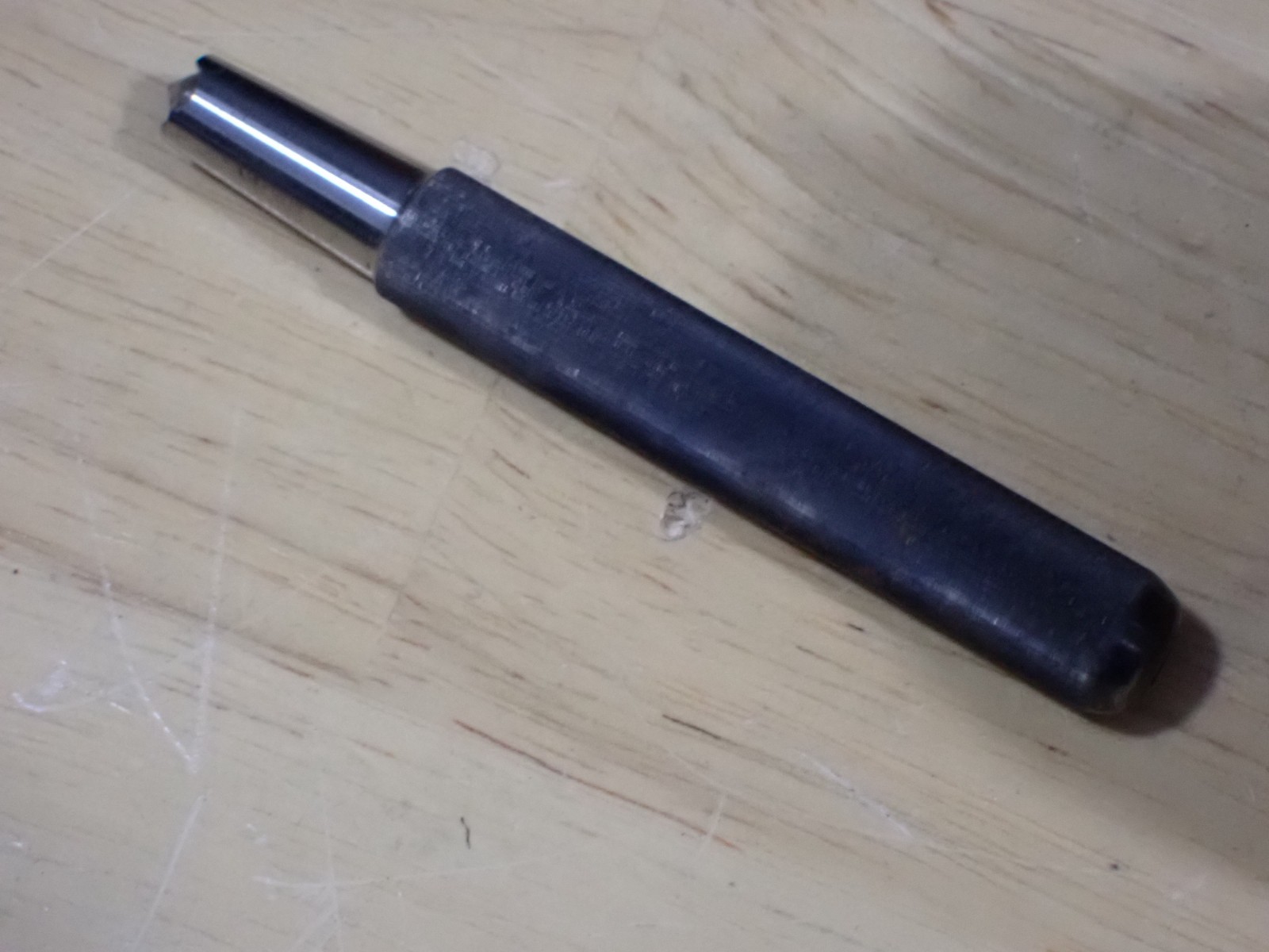 7 Unbranded Watchmakers Hole Closing Punches with Grooved Handles very good