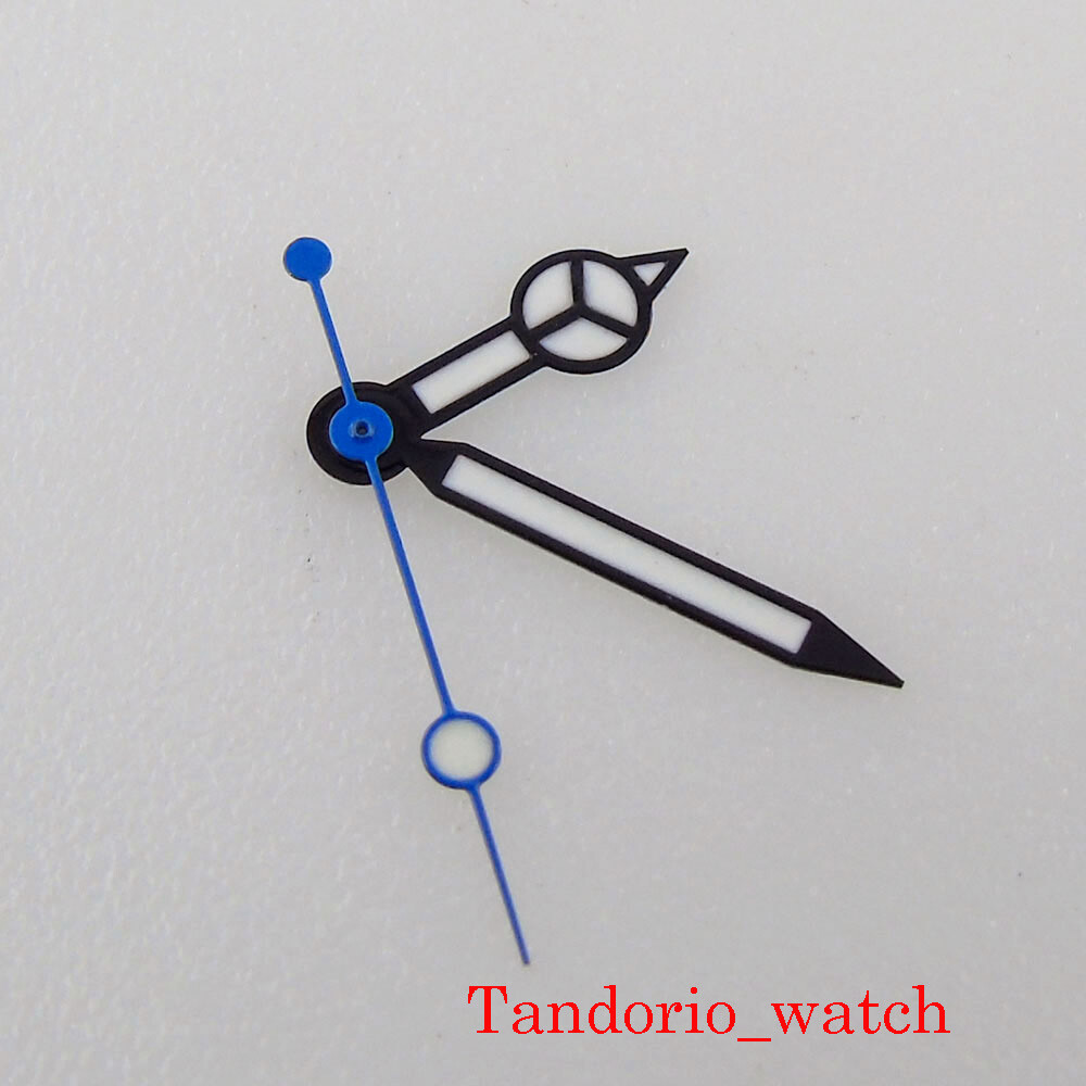 Black Watch Hand Set For NH35 NH36 7S26 ETA2836 2824 Automatic Movement Luminous