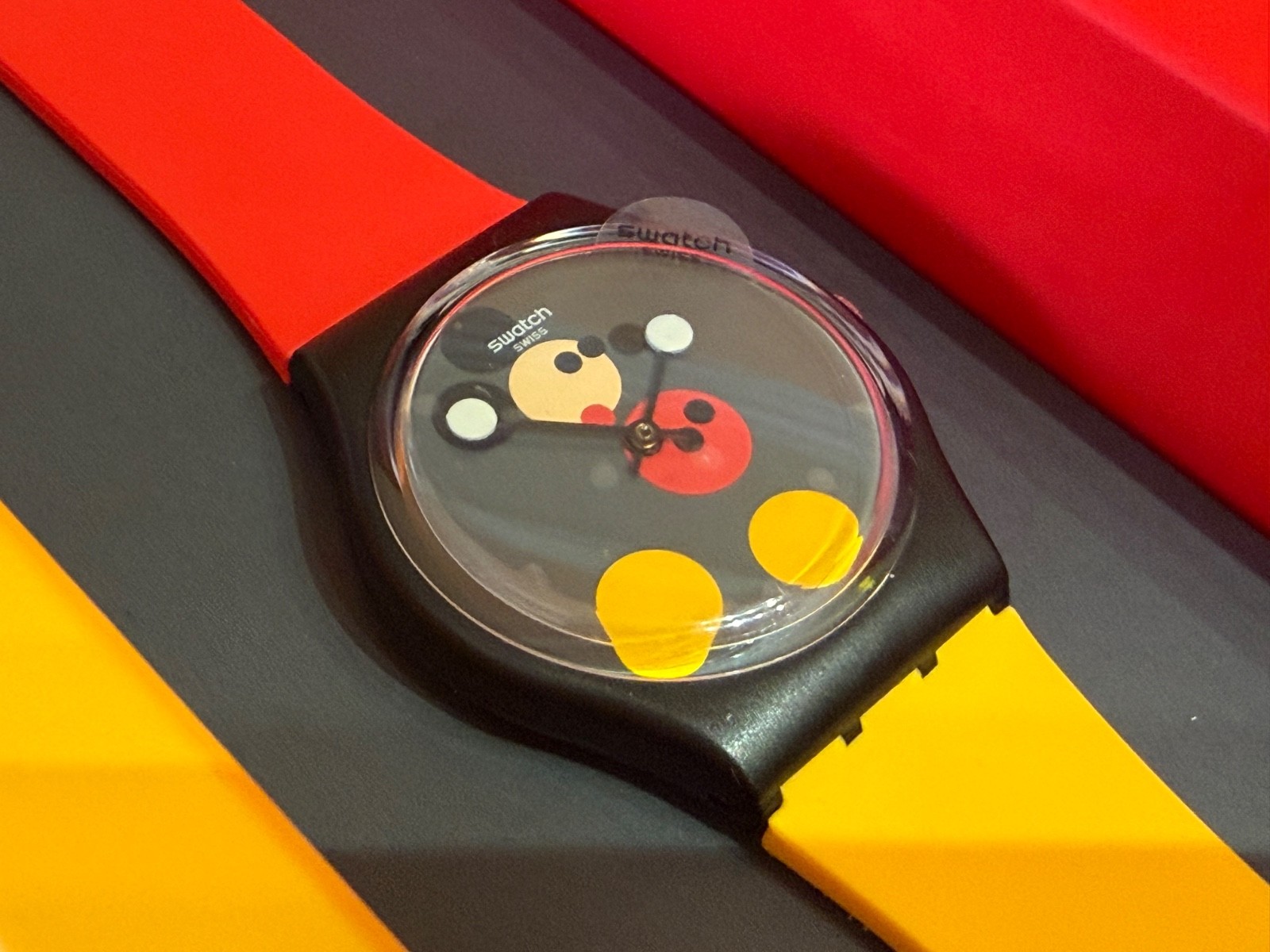 Swatch X Damien Hirst Spot Mickey — NEW