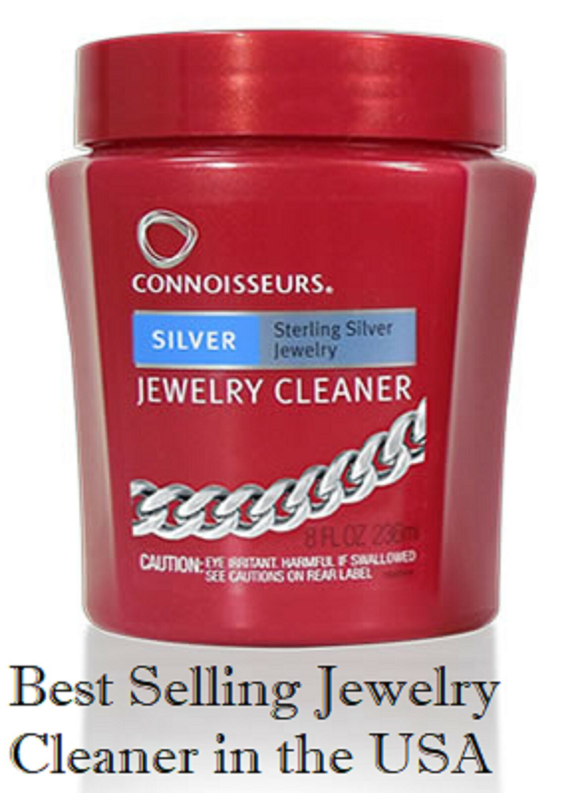 Connoisseurs Silver Jewelry Cleaner Tarnish Remover 8Oz. Silver Dip