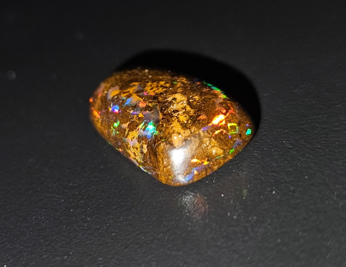 Boulder Opal Cabochon Gemstone From Queensland Australia- 6.39cts.