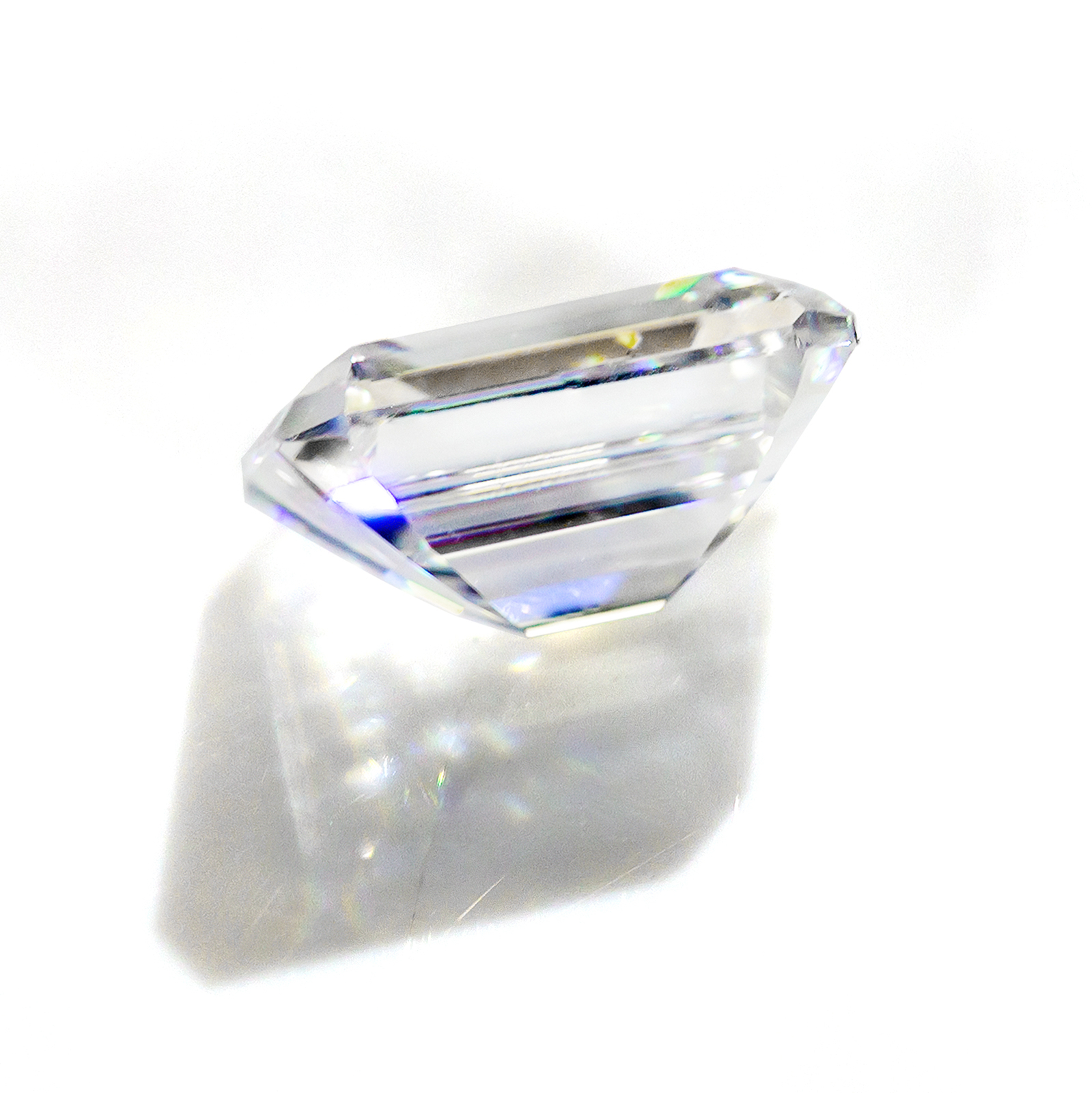 US 2-14mm GRA Certified Loose Moissanite Emerald Cut Stones D VVS1 All Sizes