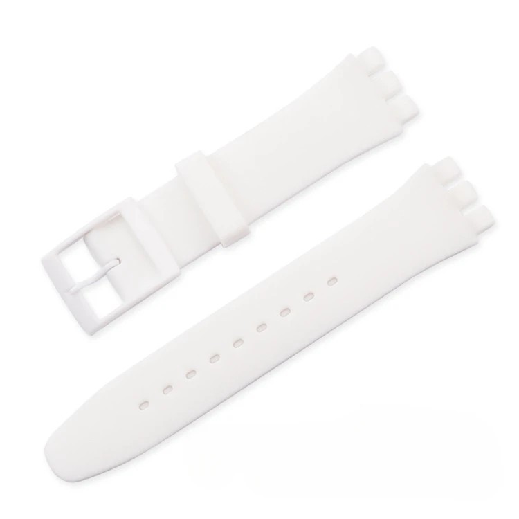 Wrist Watch Band Strap For Swatch 16mm 17mm 19mm 20mm Silicone Watchband