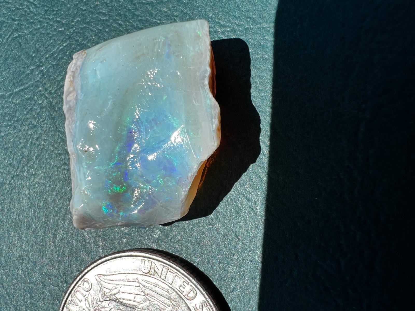 Australian opal rough Absolutely Brilliant Colors