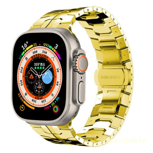 TPU Case Titanium Metal Band Strap For Apple Watch Ultra 2 49m 10 9 8 7 6 5 SE 2