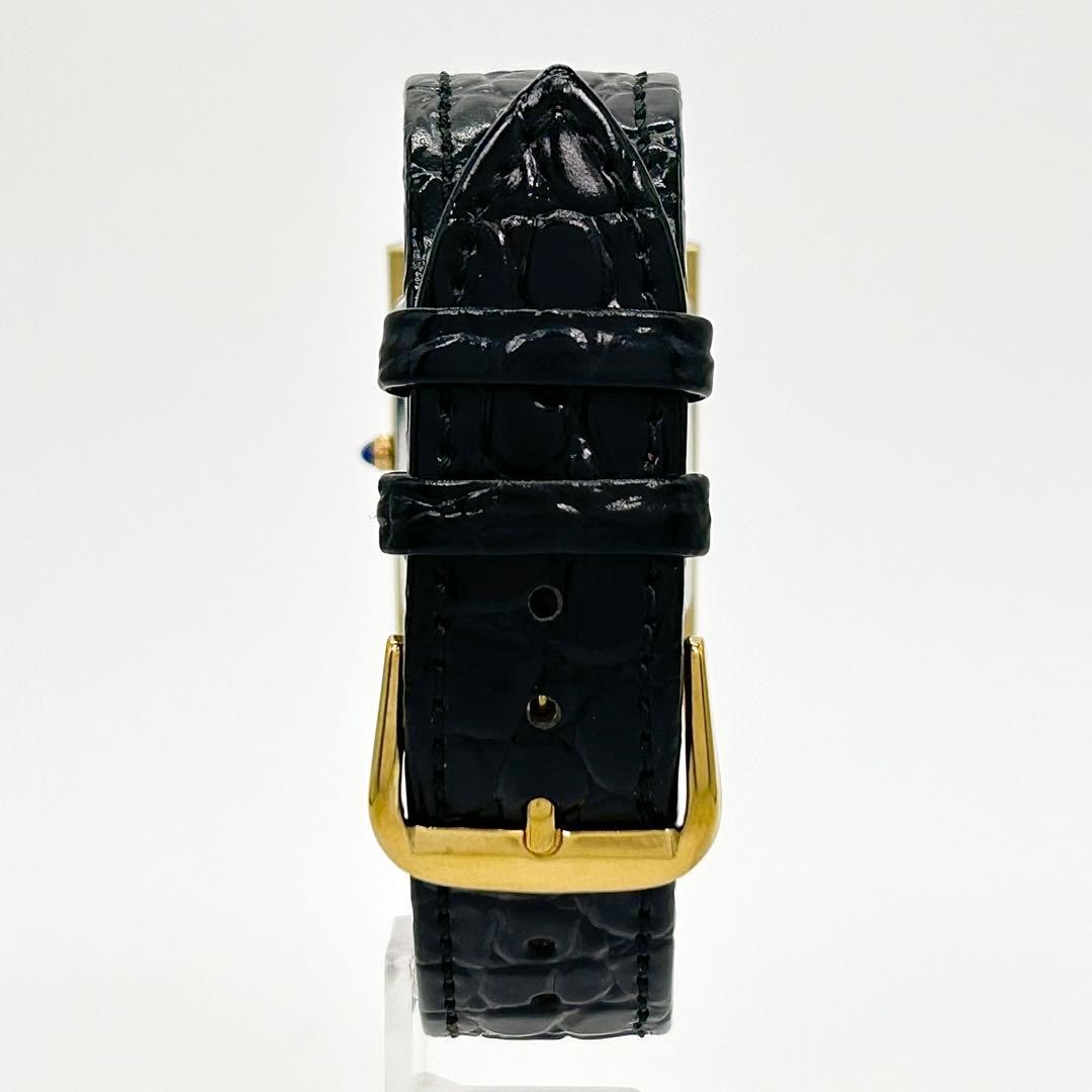 Rado Louvre 111.9528.9 Black Quartz Wristwatch Japan 0714189