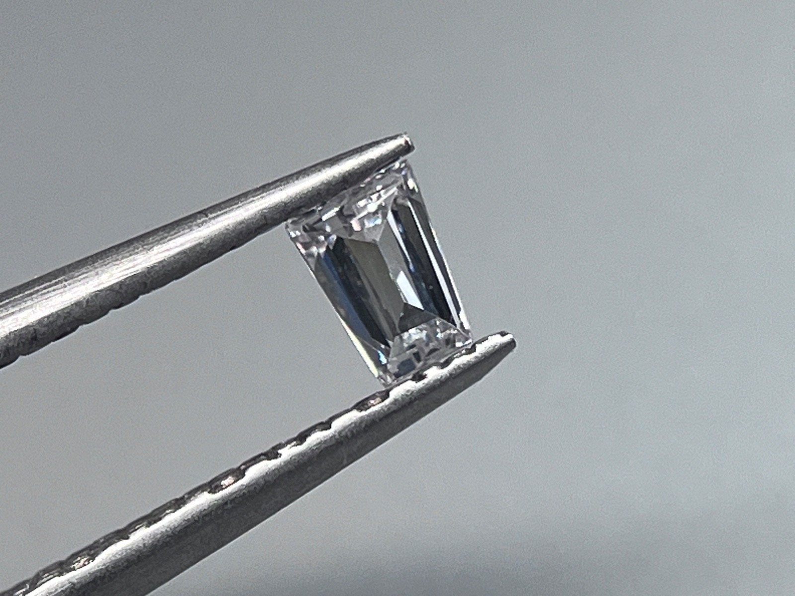 GIA Certified Tapered Baguette .16 CT SI1 F Natural Earth Mined Diamond