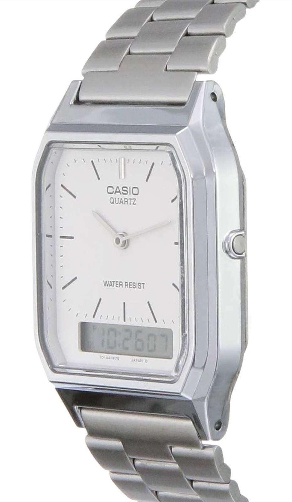 Casio New AQ-230A-7D Retro Digital Analog Alarm Mens Watch AQ230