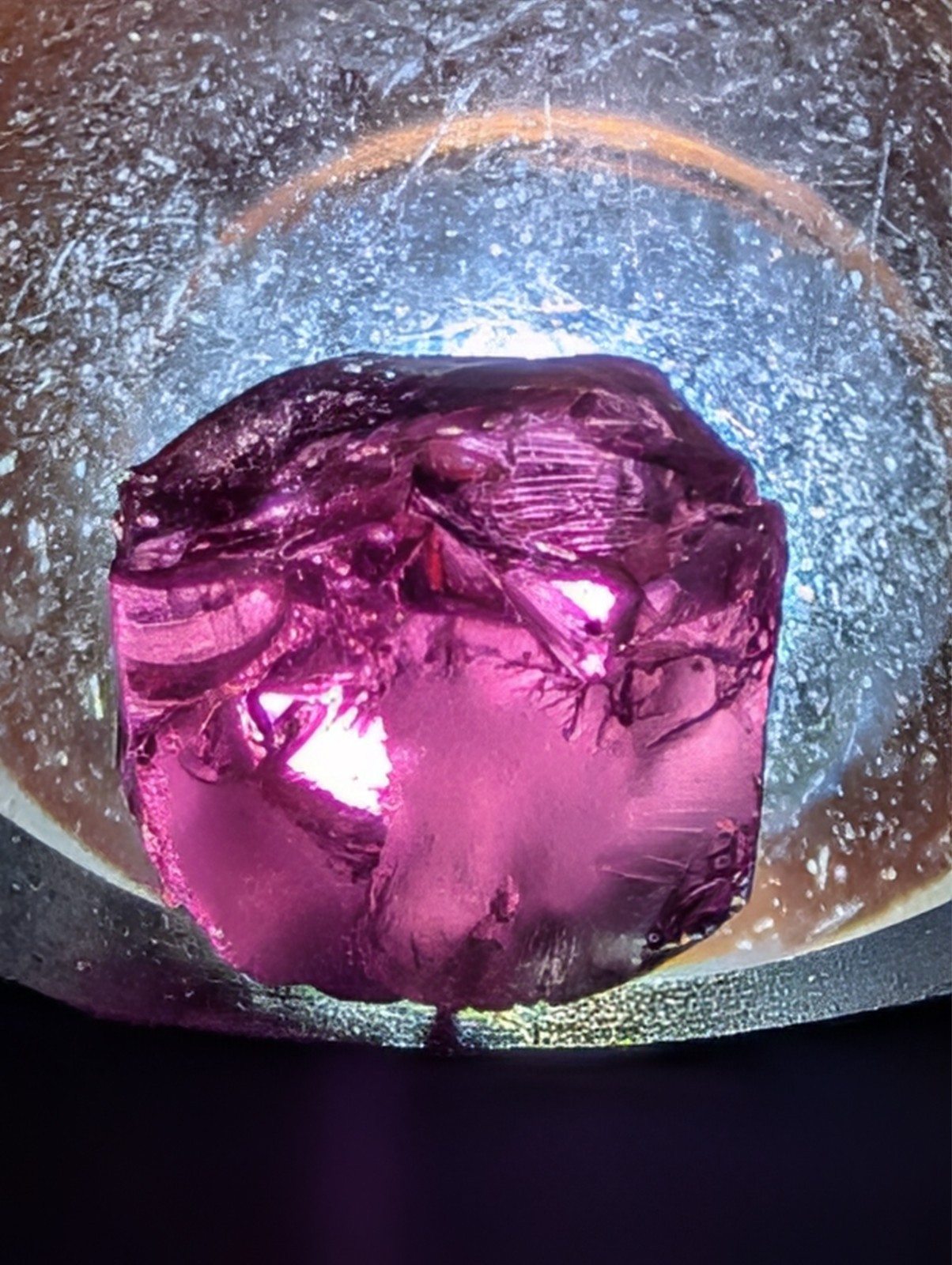 USA seller 4.75 ct IF flawless Umba garnet facet rough gemstone
