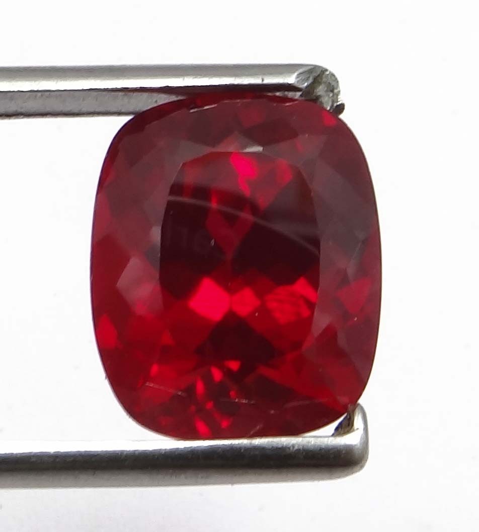 NATURAL 12.70 CTS PIGEON BLOOD RED RUBY coushion GEMSTONE CERTIFIED