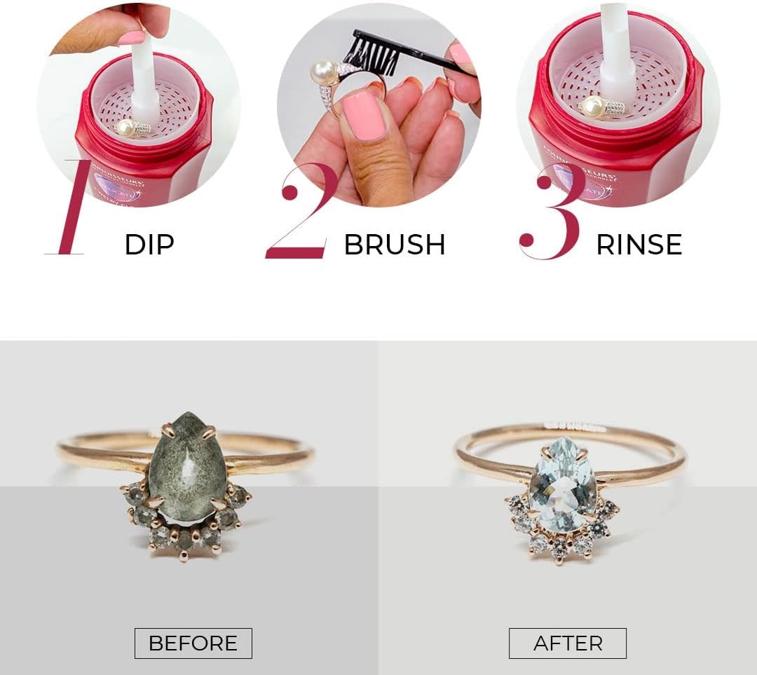 CONNOISSEURS All-Purpose Jewelry Cleaning Kit – Includes Delicate Jewelry…