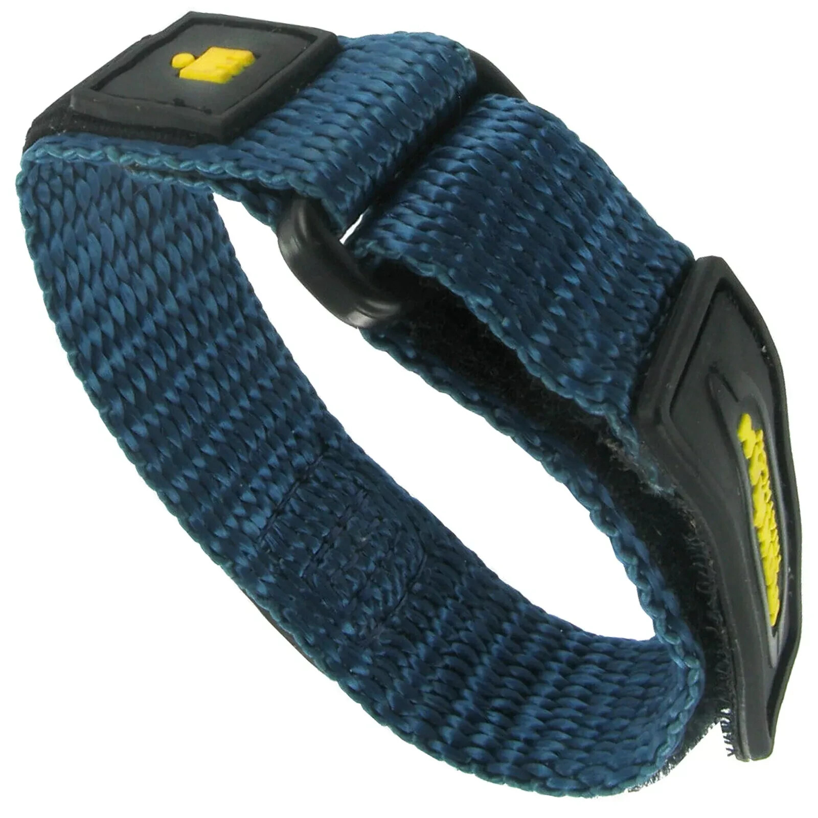 Timex Ironman Nylon Blue Black Yellow Ladies Sports Fast Wrap Watch Band 12-16mm