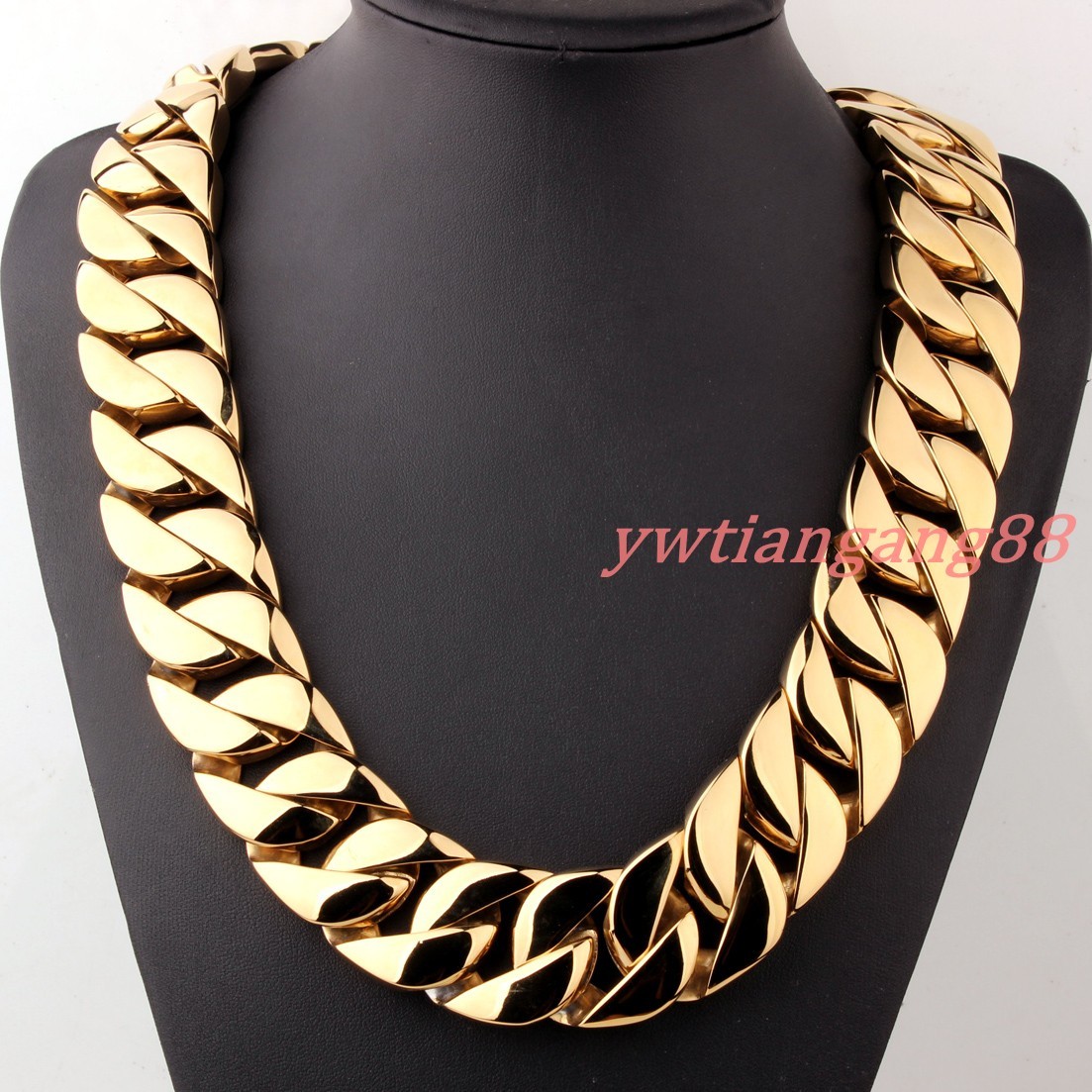 20-36″ SUPER HEAVY HUGE MENS 31MM STAINLESS STEEL CUBAN CURB LINK CHAIN NECKLACE