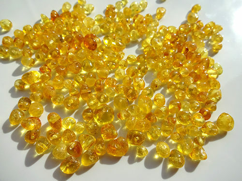Natural Amber stone drilled 5gr about.100 beads – choose color !!!