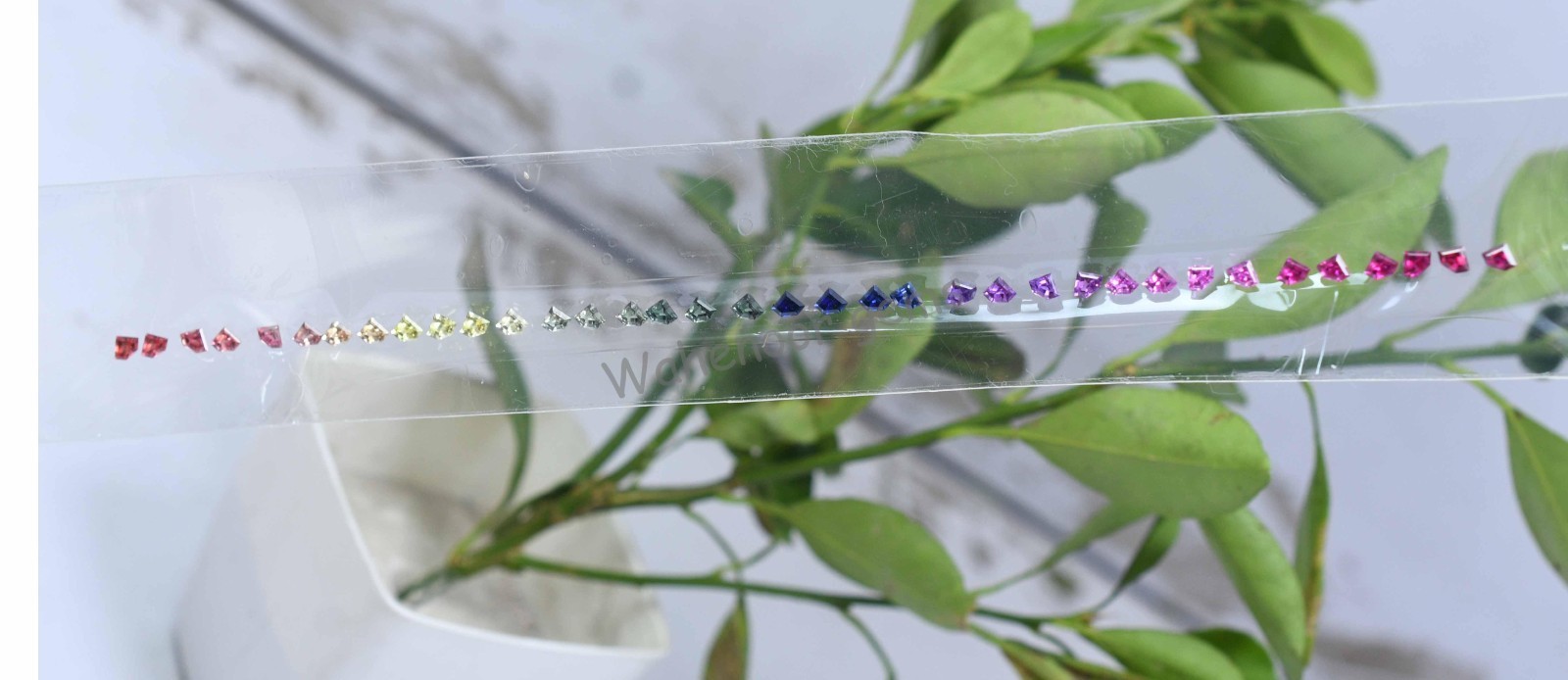 3*4 mm Natural Rainbow Sapphire Fancy Cut 36 pcs Stunning Loose Gemstone