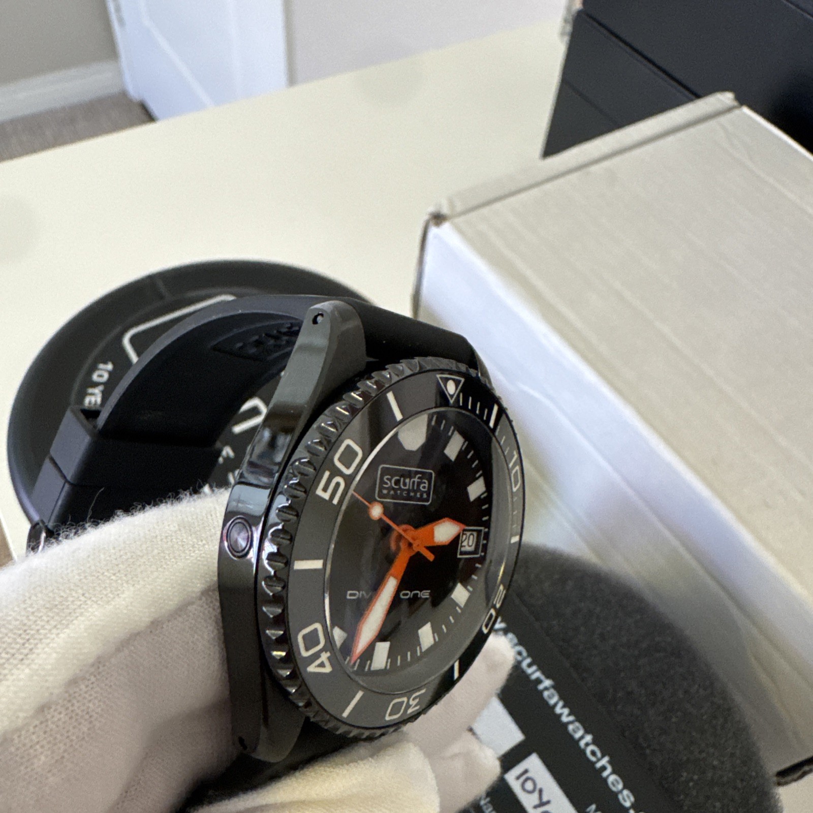 Scurfa Diver One Black PVD 10 Year Anniversary Edition Watch