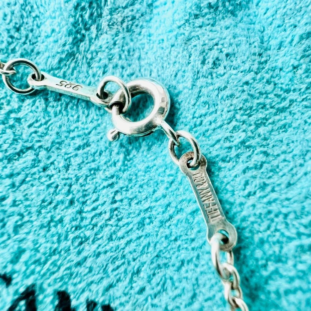 Tiffany & Co Open Heart Sterling Silver Elsa Peretti Necklace Pendant W/Pouch