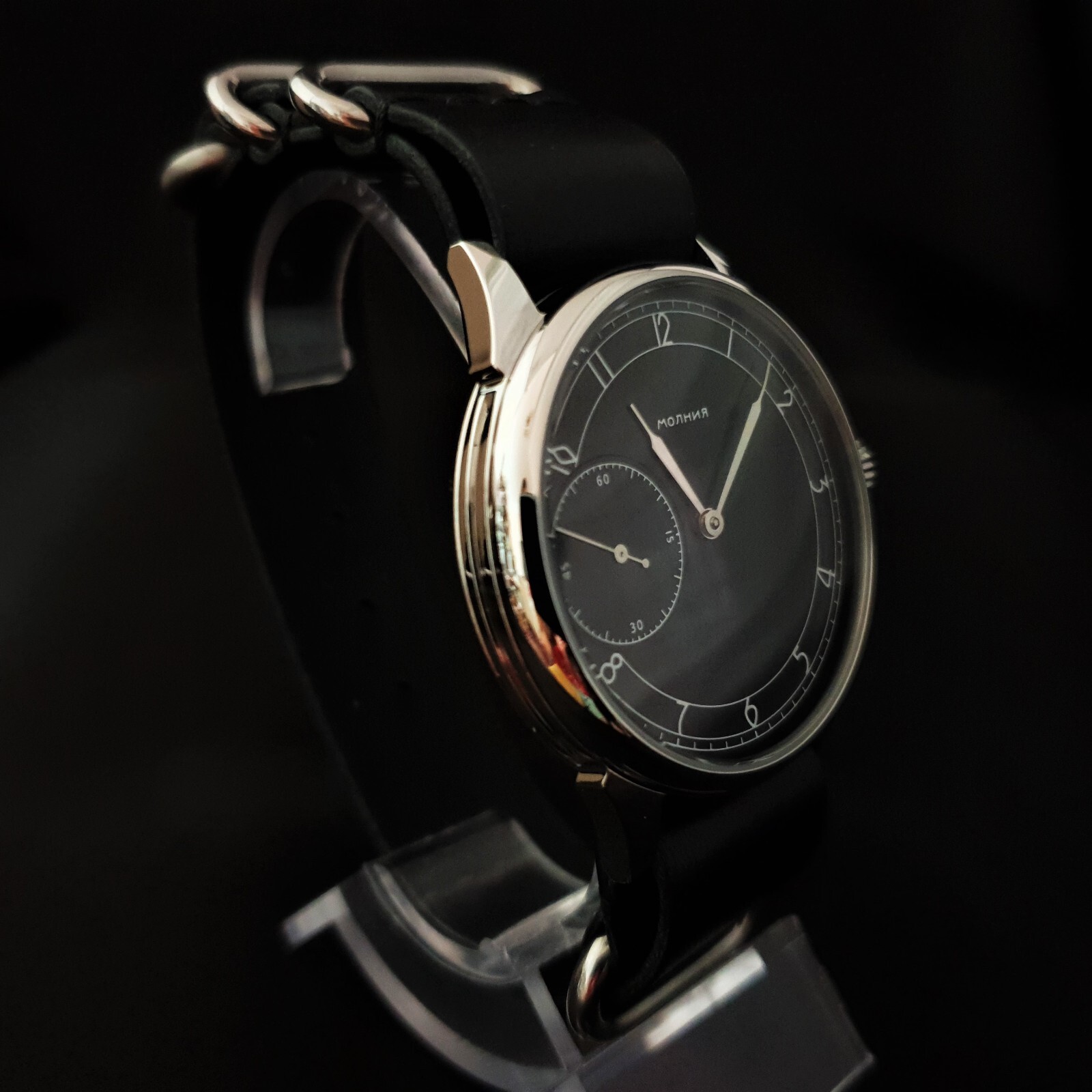 Watch Marriage MOLNIJA 3601 Dress Wrist Watch Mechanical Vintage Style USSR