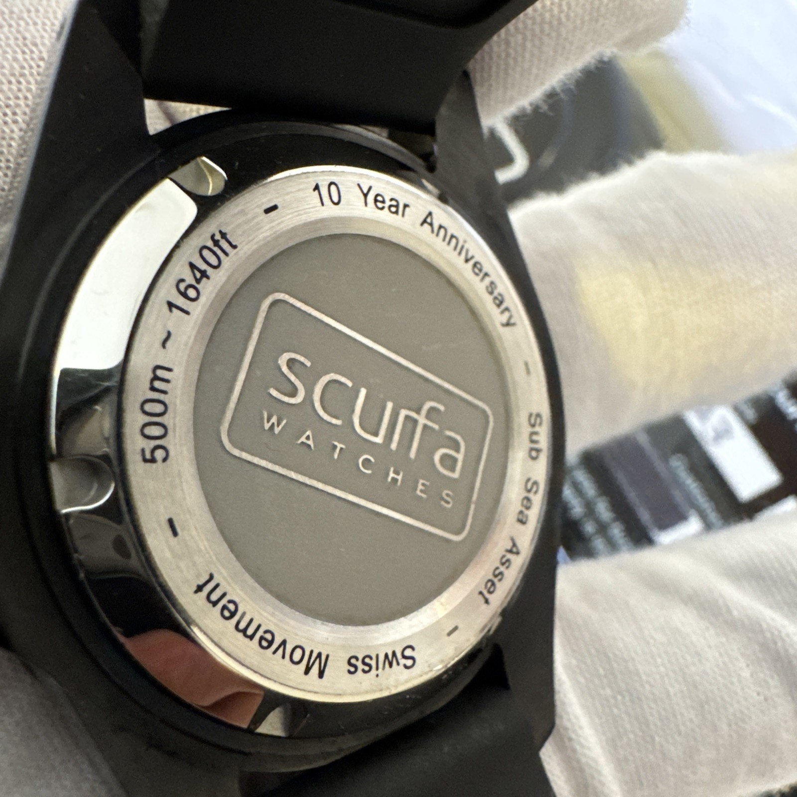 Scurfa Diver One Black PVD 10 Year Anniversary Edition Watch