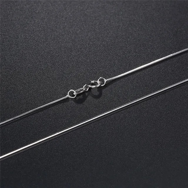 Men&Women’s 925 Sterling Silver Tarnish-Free Italian Snake Chain Necklace 16-24*