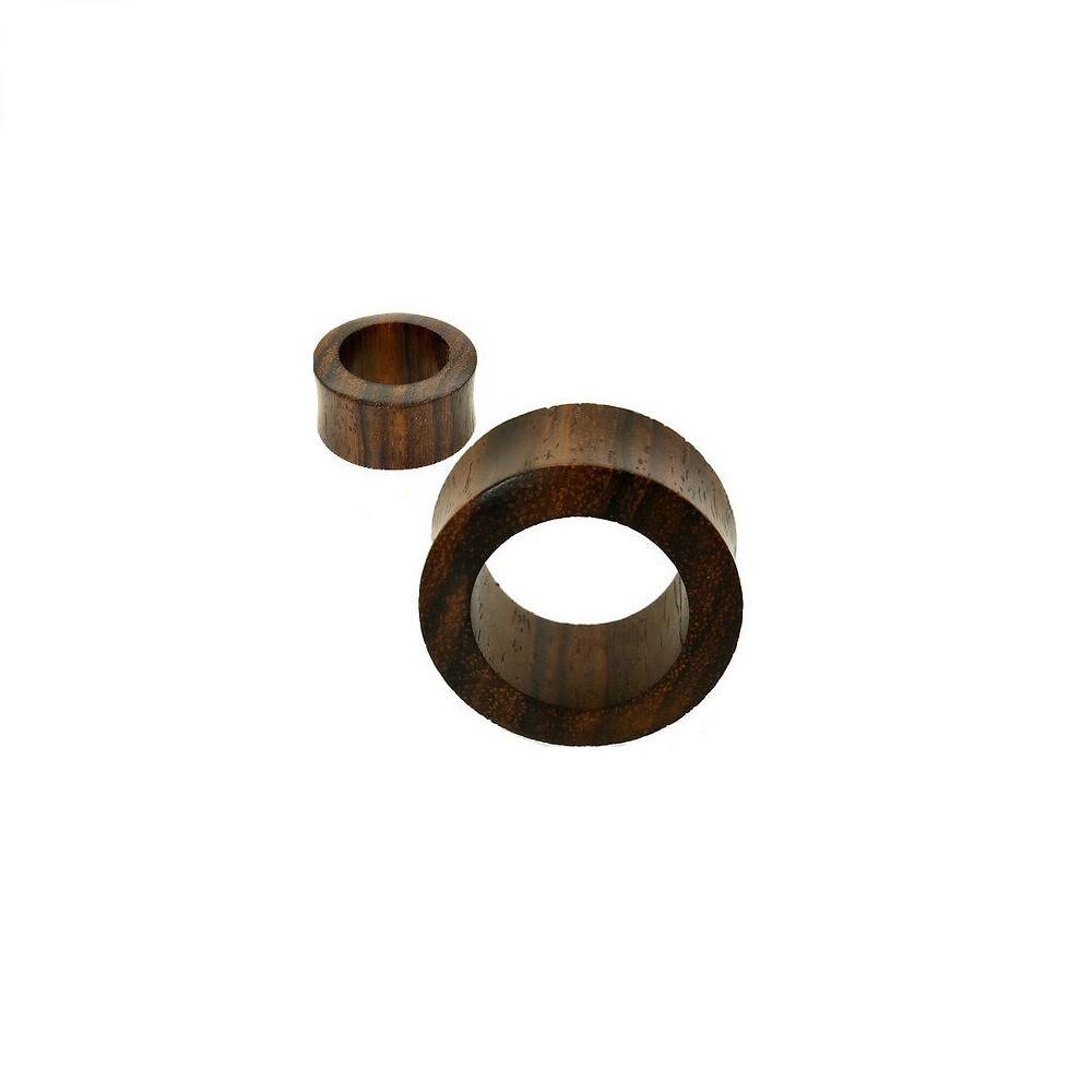 Tunnels Organic Sono Wood Flared Sold as a Pair Large Gauge- Wholesale