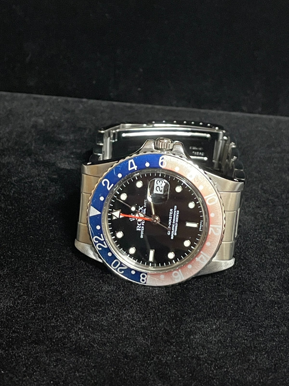 1984 Rolex GMT-Master Pepsi 16750 Black Dial SS Oyster No Papers 40mm