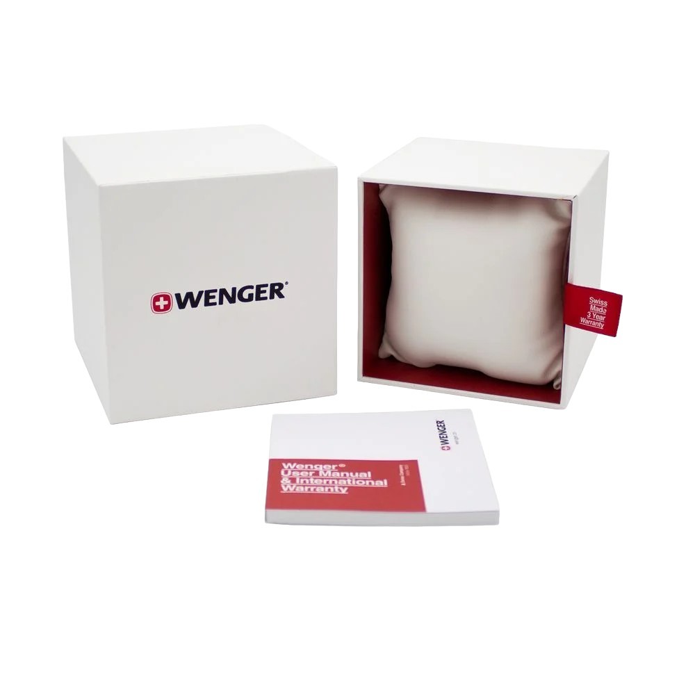 Wenger Swiss Army Men’s 01.1441.132 City Sport White Dial Watch 42mm