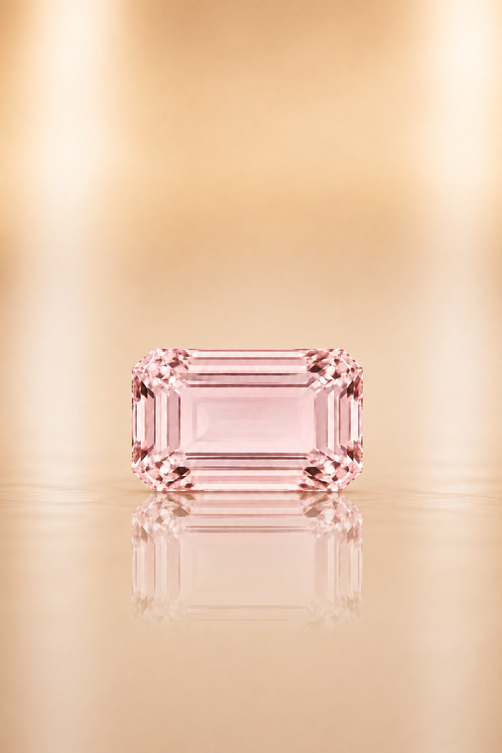 Pink Morganite Gemstone, 7x5mm Octagon Cut, 1.49 Carat Loose Gemstone