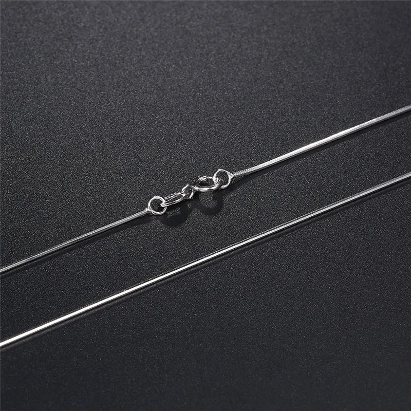 Men&Women’s 925 Sterling Silver Tarnish-Free Italian Snake Chain Necklace 16-24*