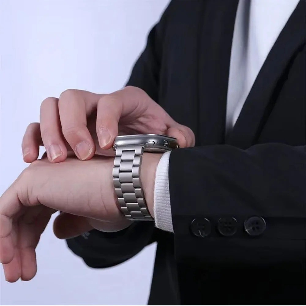 Stainless Steel Apple Watch Band 42 44 45mm For iWatch Series SE 8 7 6 5 4 3 2 1