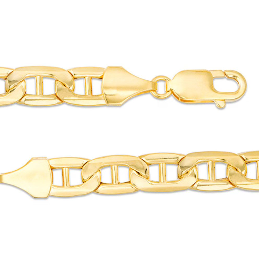 14k Gold Filled Mariner Marina Chain Necklace 18-24” 3-7mm Men Women