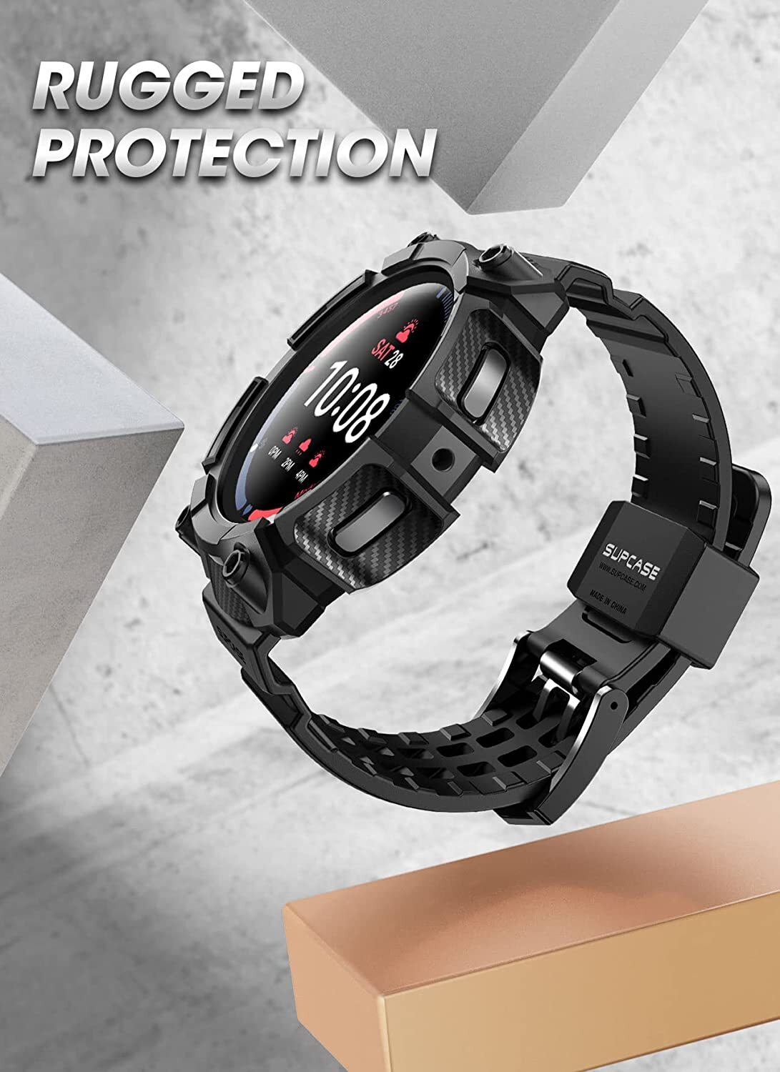 For 2022 Galaxy Watch 5 Pro 45mm Wristwatch Bands Case Shockproof Cover SUPCASE