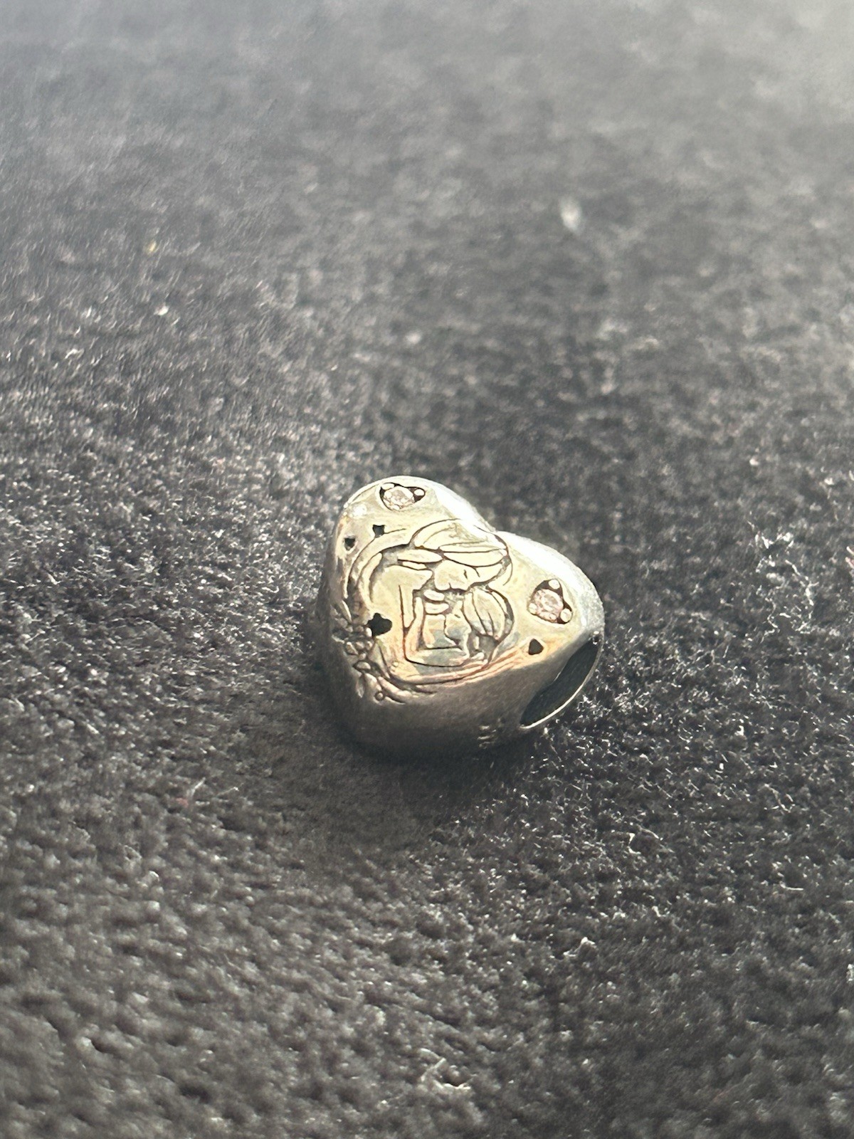 S925 Sterling Silver Heart Bead Charm Mom Mother Love Family Mothers’s Day Gift
