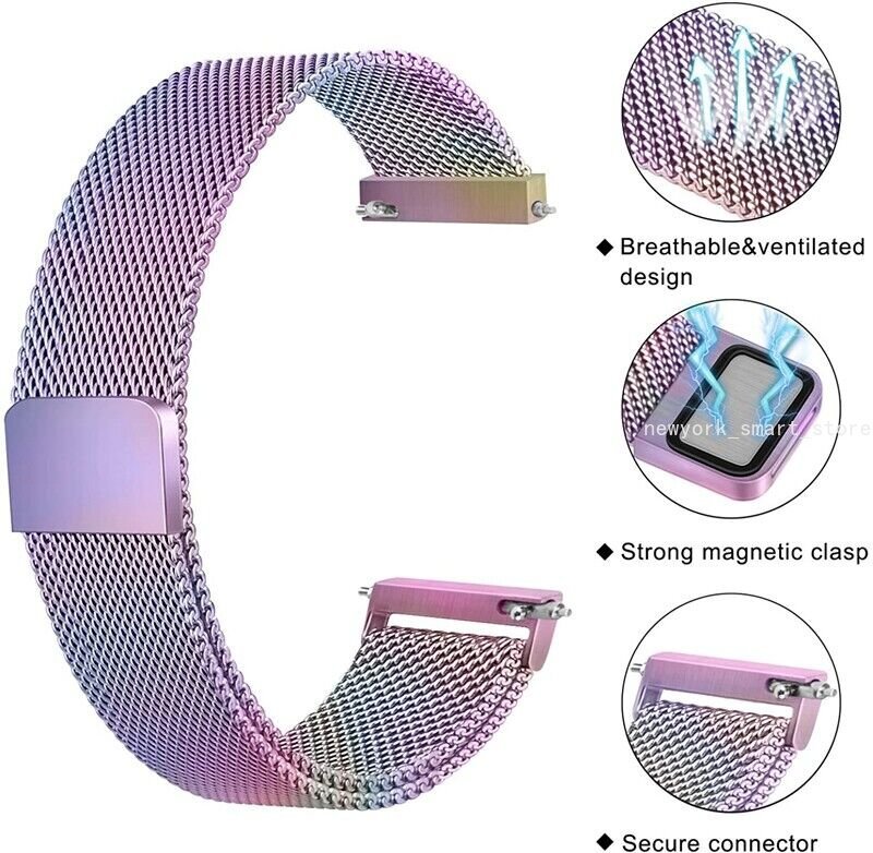 Milanese Metal Strap Watch Band For Samsung Galaxy Watch 4 5 6 40/44/4243/47mm