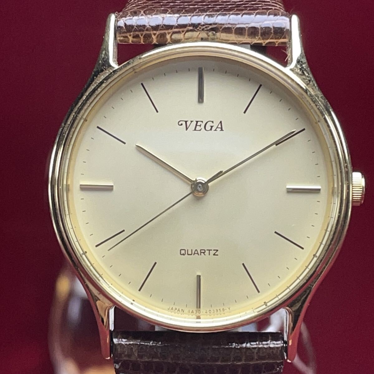 with Tag CITIZEN Vega Dress Watch Vintage Antique QUARTZ Working Item