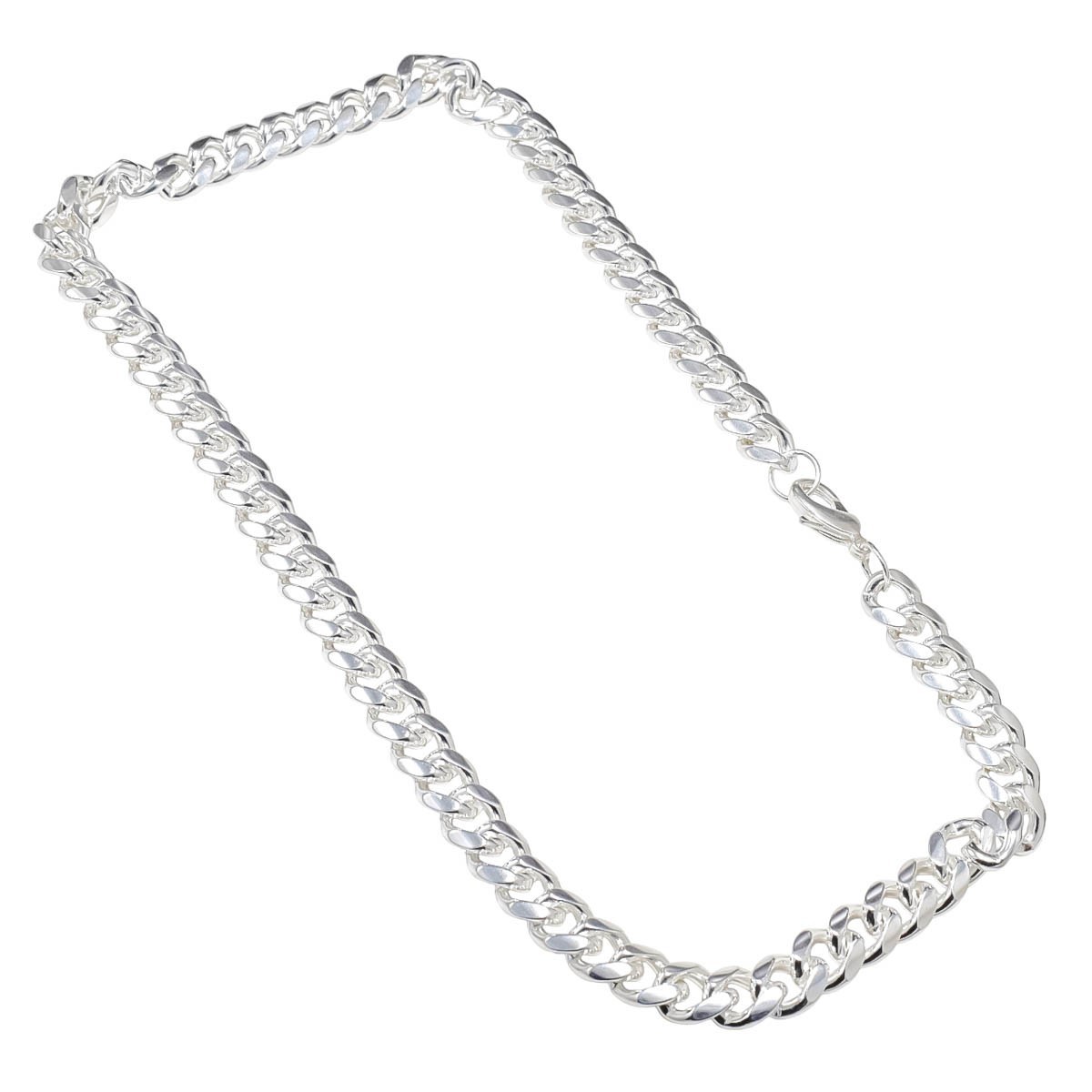 Italian 925 Sterling Silver Cuban Link Chain Necklace 925 Silver Chain UNISEX