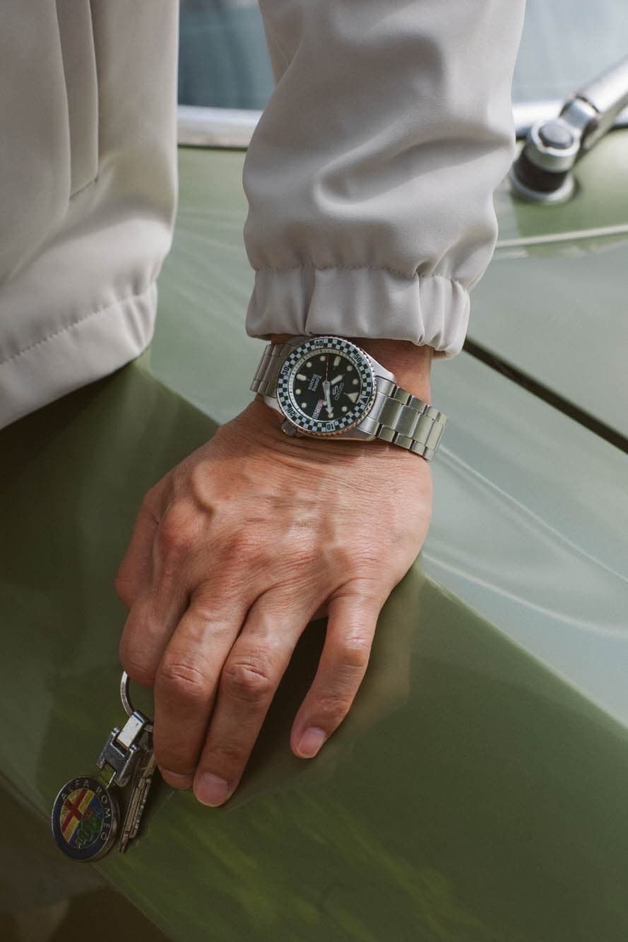 IN HAND – Seiko X Rowing Blazers X Wind Vintage – Green 38mm – Limited SRPM21