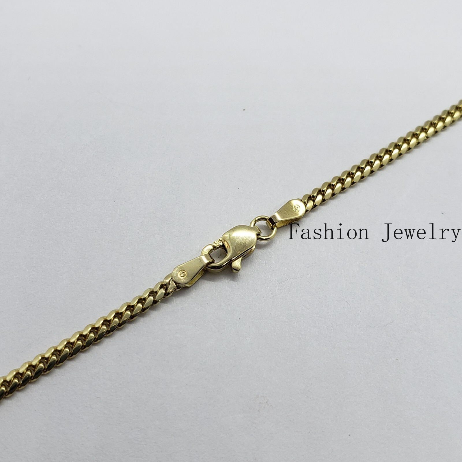 10K Solid Yellow Gold 3mm Width Miami Cuban Link Chain Necklace Unisex 18″ – 30″