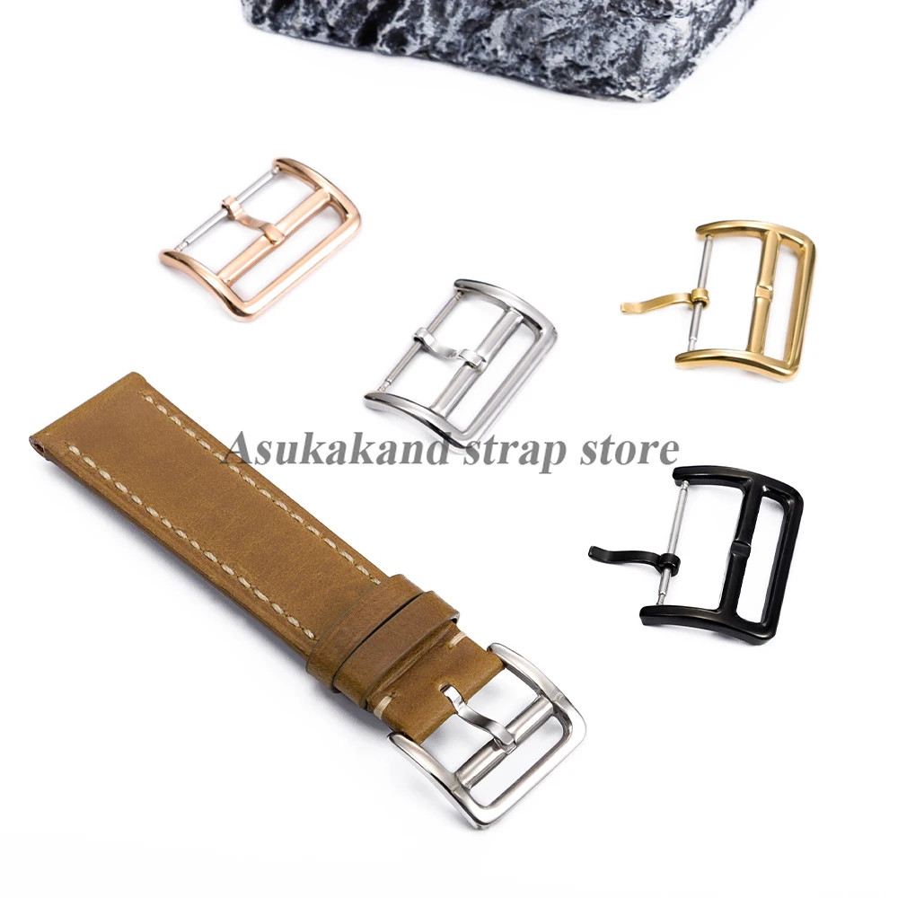 12mm 14mm 16mm 17mm 18mm 20mm 22mm New Stainless Steel Clasp Watch Band Buckle