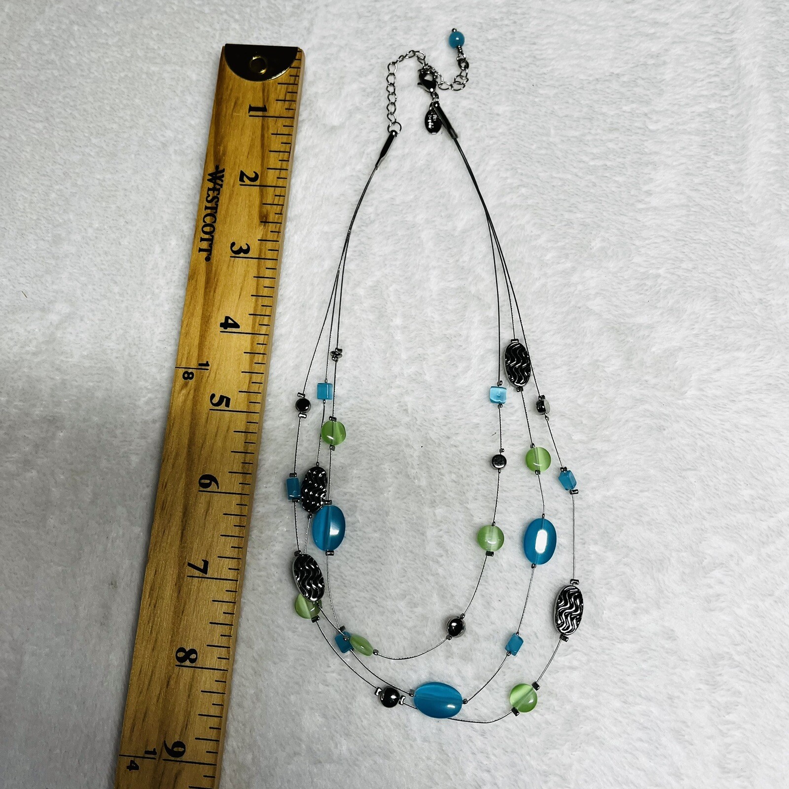 Lia Sophia Caspian Sea Necklace Costal Beach Resort Vacation 18”Length