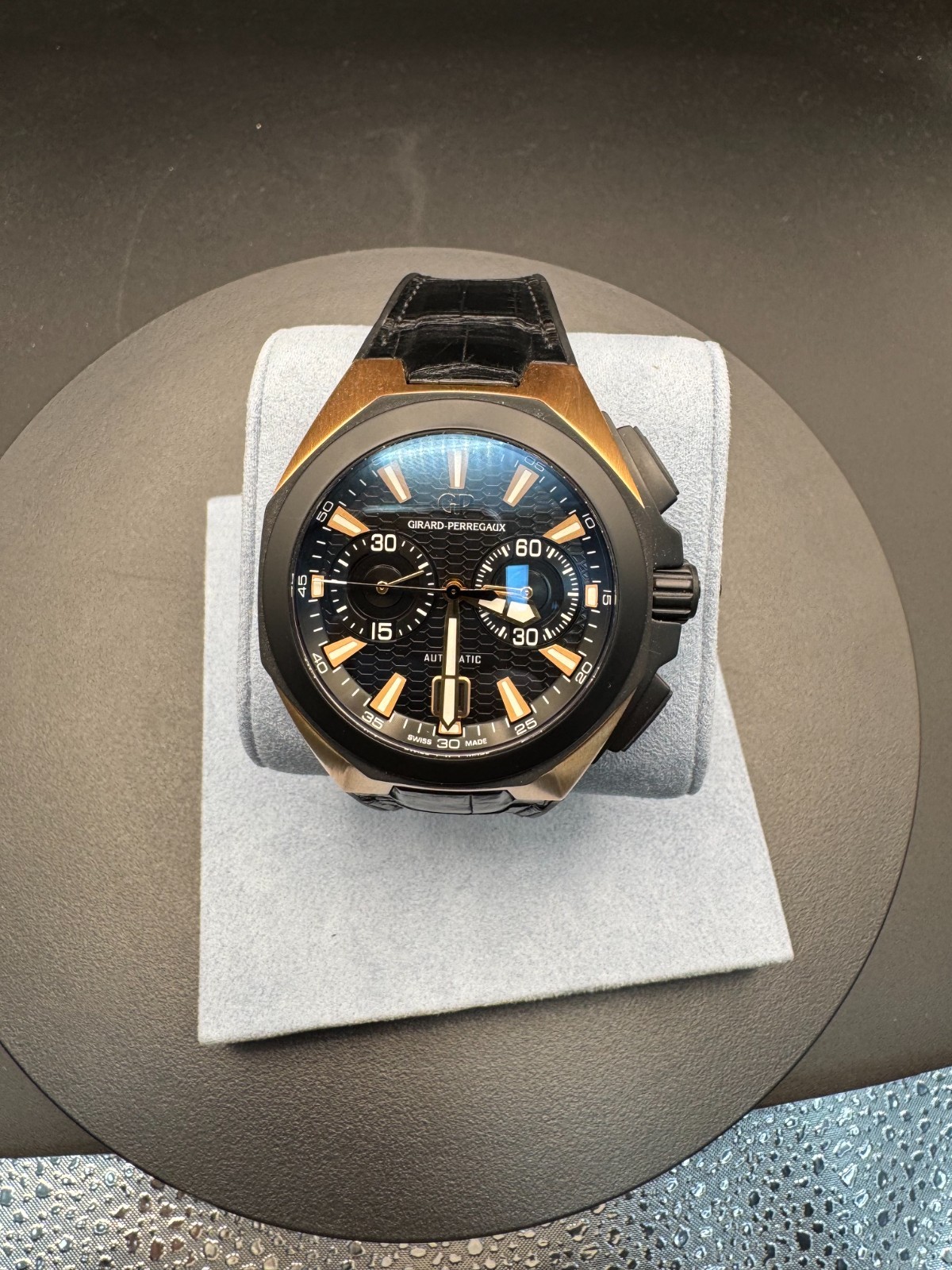 Girard-Perregaux Chrono Hawk Ceramic and Rose Gold