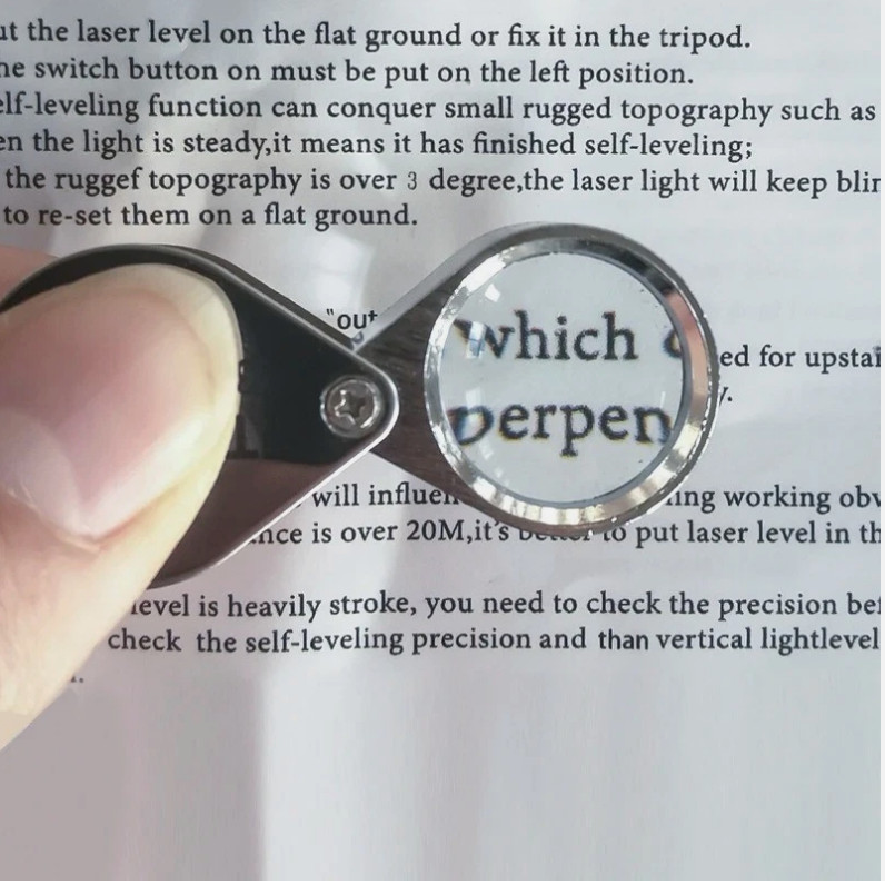 10-30X Jeweler’s Glass Magnifying Loupe-Eye Magnifier for Jewelry, Coin, Stamp