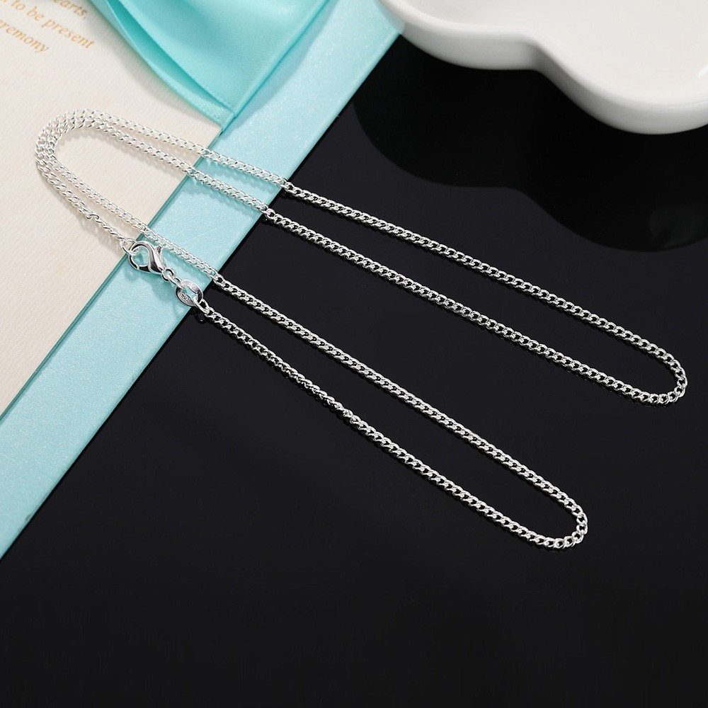 Real Solid Sterling Silver Diamond Cut Rope Chain Mens Boys Bracelet or Necklace