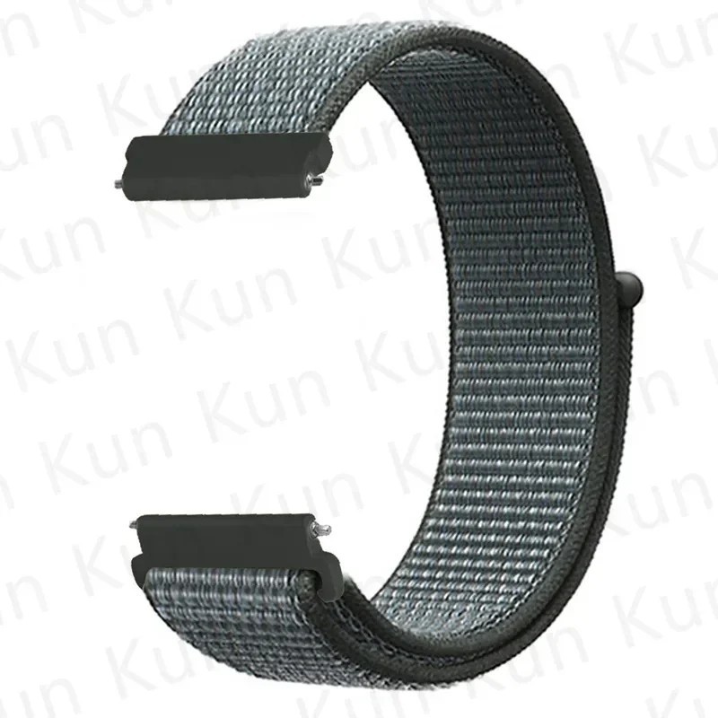 20mm 22mm Woven Nylon Sport Loop Watch Band Strap W/ Quick Release Spring Pins
