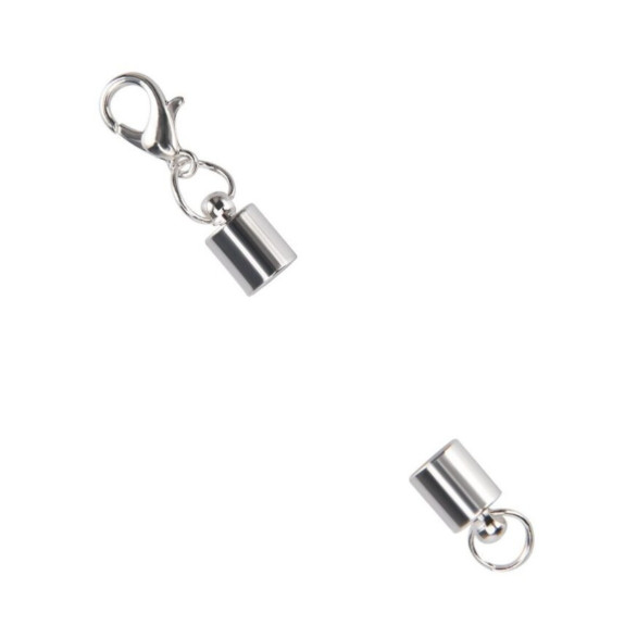 6pc Gold and Silver Tone Magnetic Lobster Clasp for Jewelry Necklace Color