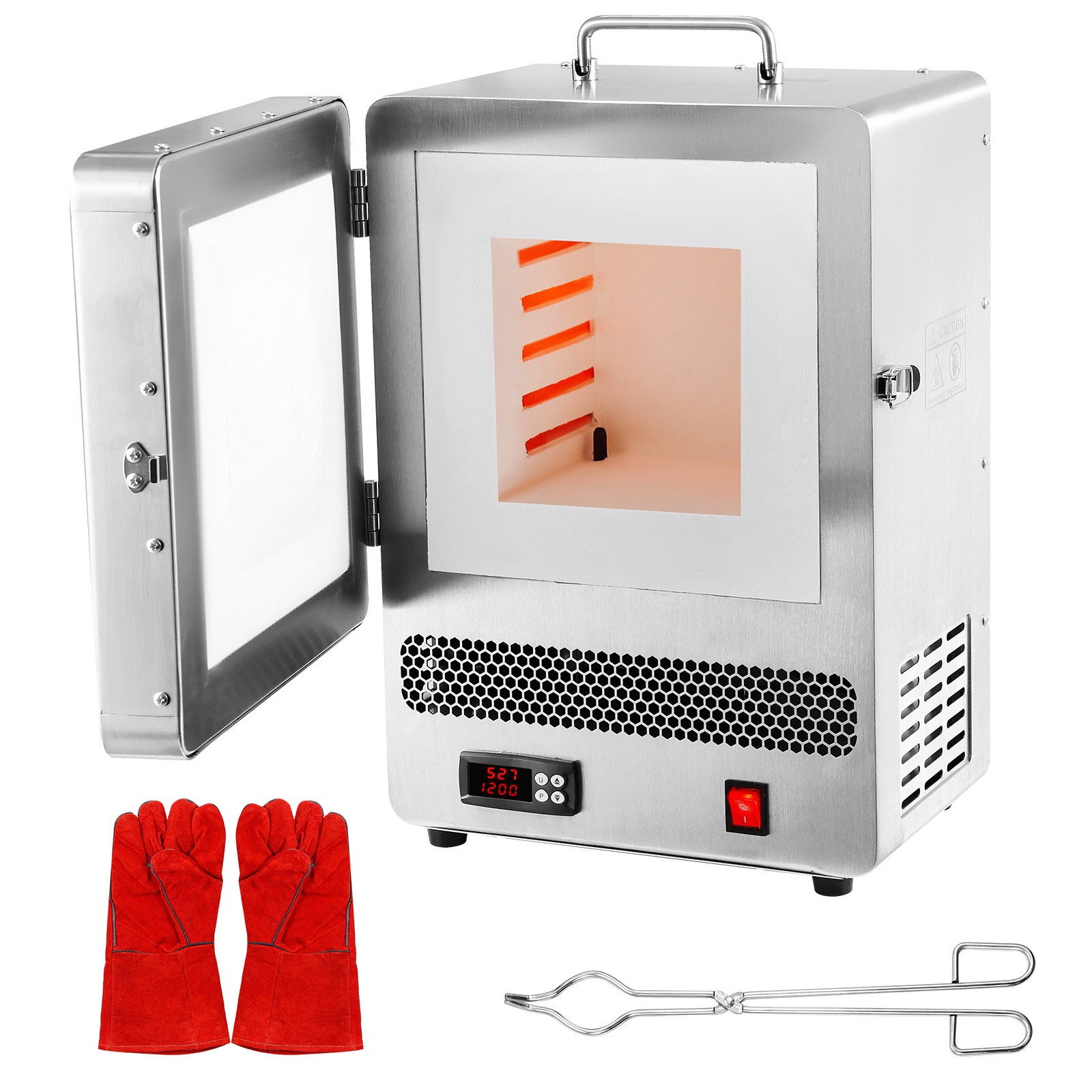 Uimoso Tabletop Electric Kiln 1500W 2192℉ for Wax, Casting, and Clay Projects