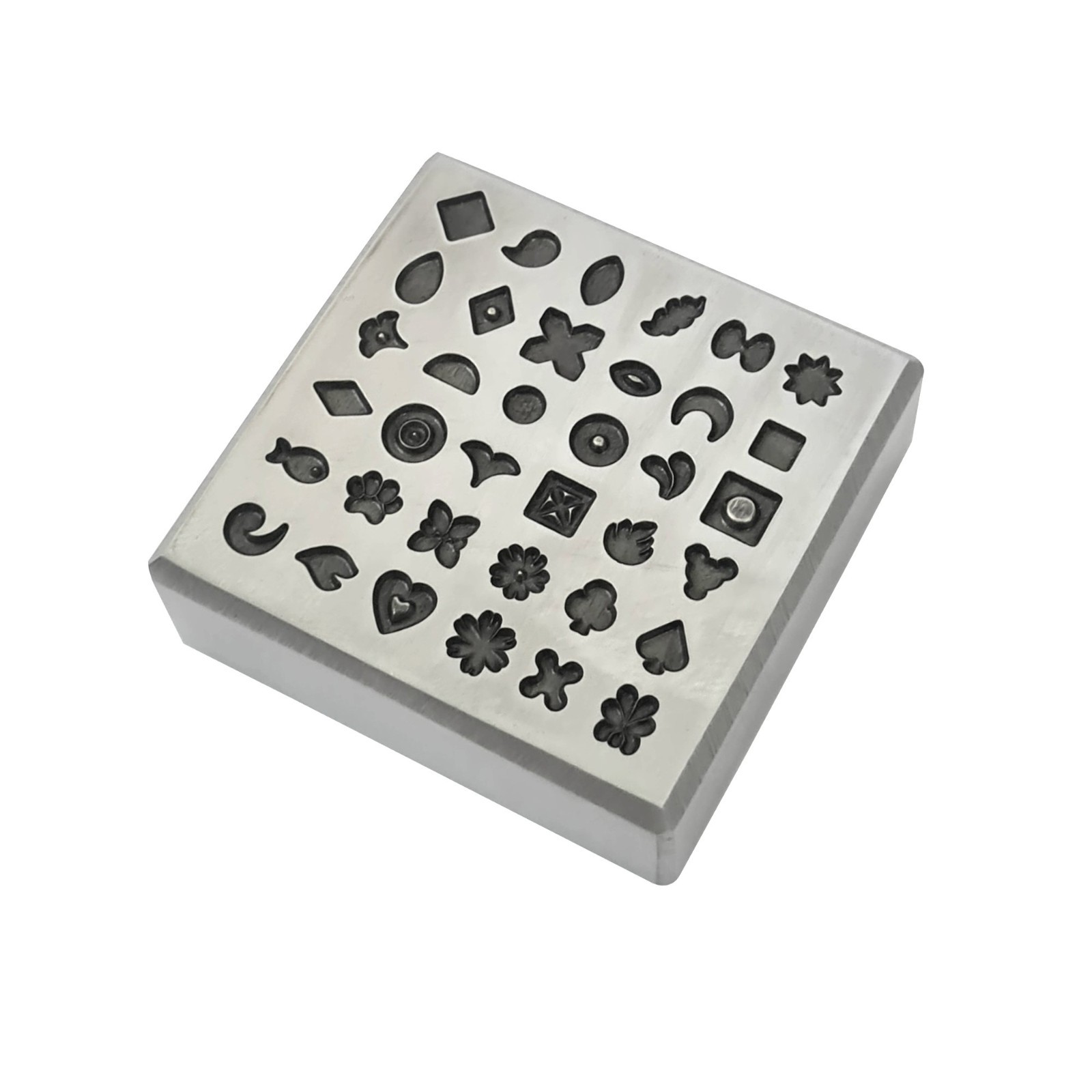 36 Impression Assorted Designs Shot Plate – Silversmith Tools – Jewelry Making