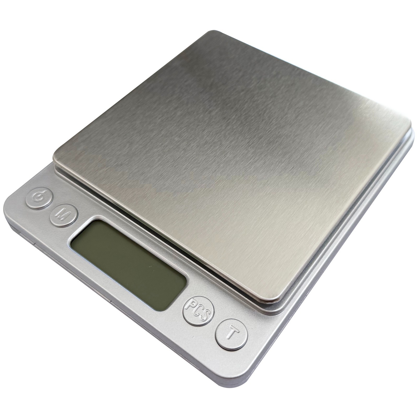 Digital Gram Jewelry Scale 2000g x 0.1g Stainless steel platform Silver base