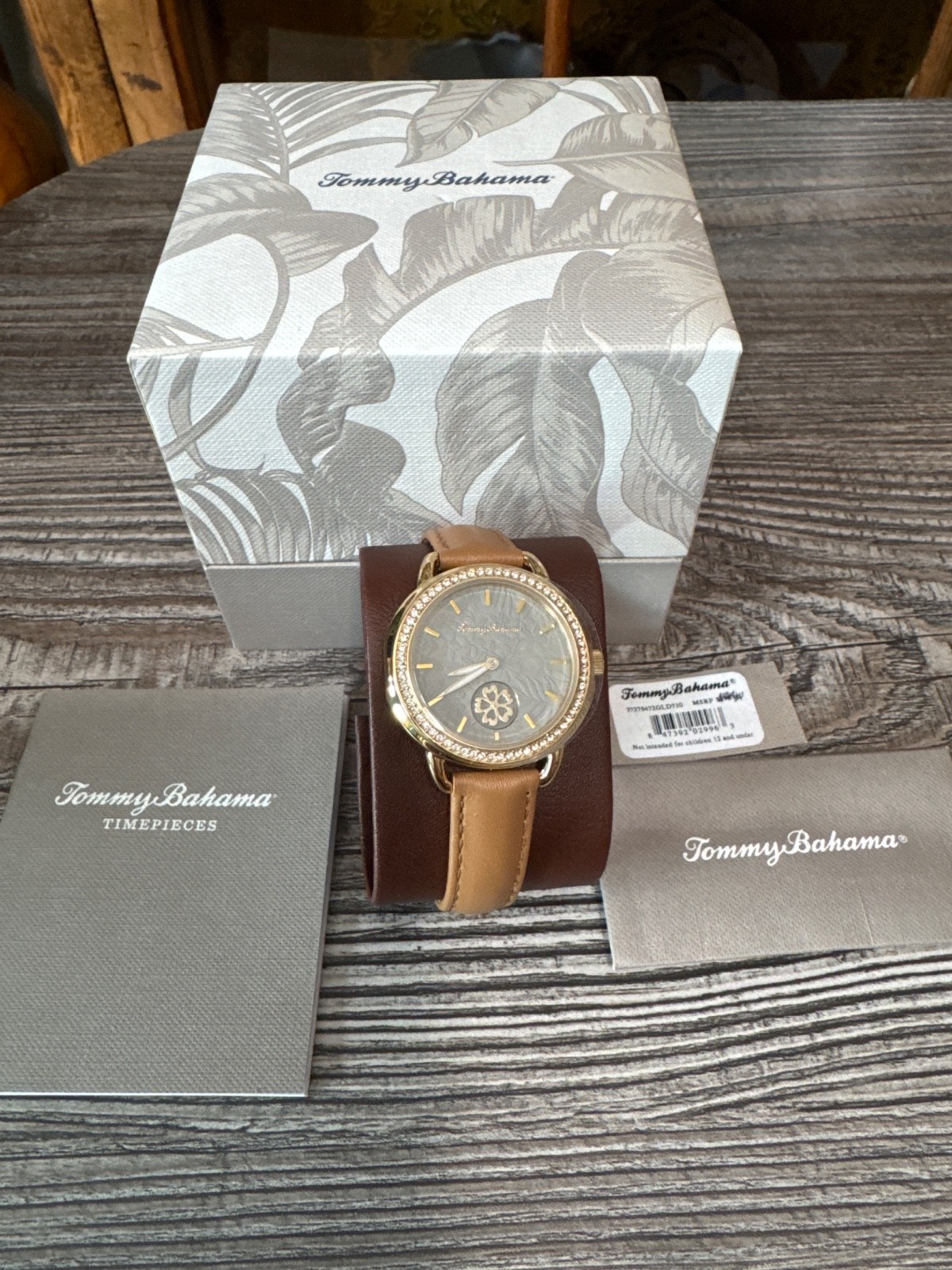 Tommy Bahama Hibiscus Watch with Swarovski